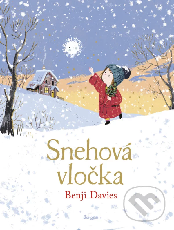 Benji Davies Snehová vločka, vianočná kniha pre deti, rozpávka pre deti, zimná rozprávka pre deti