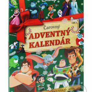 Disney: Čarovný adventný kalendár - najkrajšie detské knihy o Vianociach -  vianočné detské knihy -  knihy pre deti o Vianociach -  kniha o Vianociach -  Vianočné rozprávky -  Vianočné príbehy -  Vianočné koledy