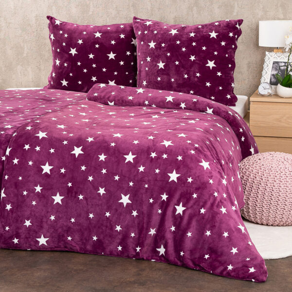 4Home Povlečení mikroflanel Stars violet, 140 x 220 cm, 70 x 90 cm - mikroplyšové obliečky, mikroplyšové obliecky, zimné obliečky, mikroplyšové obliečky vypredaj, zimne obliecky, mikroplyšové obliečky 140x200, obliečky z mikroplyšu, mikroplysove obliecky, teple obliecky na zimu, mikroplyšové obliečky najlacnejšie, mikroplyšové obliečky 200x220, mikroplyšové obliečky 140x220, mikroplyšové obliečky vianocne, mikroplyšové obliečky vianočné, mikroplyšové obliečky heureka, teplé obliečky, zimne postelne obliecky, teple obliecky, mikroplyš mikroplyšové obliečky, návliečky mikroplyš, mikroplyšové obliečky 200x200, mikroplysove navlecky, mikroplysove postelne pradlo, obliečky z mikroplyšu 140x220, mikroplyšové obliečky recenzie, mikroplyšové obliečky na vankúše, posteľná bielizeň z mikroplyšu, mikroplyšové návliečky, teplé posteľné obliečky, zimne navliecky, obliecky zimna krajina, postelné obliečky z mikroplyšu, obliečky z mikroplyšu 200x220