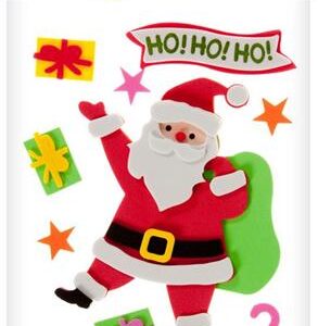 Vianočné dekorácie na adventný kalendár: Vianočná dekorácia Santa Claus 11ks - výroba adventného kalendára - čo dať do adventného kalendára - vianočné dekorácie - vianočné aktivity pre deti - aktivity do adventného kalendára pre deti - nápady do adventného kalendára - materiál na adventný kalendár
