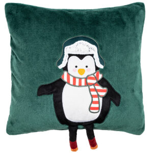 4Home Vianočná obliečka na vankúšik Penguin