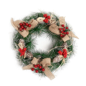 4Home Vianočný veniec Pine 32 cm - adventný veniec -  adventny veniec -  adventný venček -  adventny vencek -  adventne sviece -  adventné sviečky -  adventné ozdoby -  vianočný veniec na dvere -  vianočné ozdoby -  vianočné dekorácie