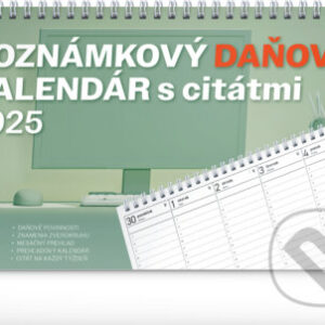 NOTIQUE Stolový Poznámkový daňový kalendár s citátmi 2025, 25 x 14,5 cm, lunarny kalendar, lunarny kalendar 2025, lunárny kalendár, lunárny kalendár 2025, kalendár 2025, lunarny kalendar moneo, lunarny kalendar 2025 zdravie, zverokruh lunarny kalendar, lunarny kalendar zdravie, kalendár na rok 2025, zdravie podla luny, lunarny kalendar luna, kalendar lunarny, kalendar podla luny, kalendár lunárny, stolový kalendár 2025, astrologicky kalendar, krasna pani lunarny kalendar, klára trnková, studio trnka, lunarny denny kalendar