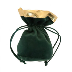 VRECÚŠKA velúrové tmavo zelené so zlatým okrajom 6 x 6 x 12 cm 3 ks - netradičný adventný kalendár -  látkový adventný kalendár -  adventný kalendár výroba -  ako si vyrobiť adventný kalendár -  adventný kalendár šitý -  adventný kalendár z látky -  kinder adventný kalendár -  adventný kalendár pre deti -  adventný kalendár pre dievčatá -  detský adventný kalendár