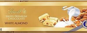LINDT Gold Tablet Švajčiarska Biela Čokoláda S Mandľami 300 g - čokoládový adventný kalendár - adventný kalendár čokoládový, kaufland adventny kalendar,