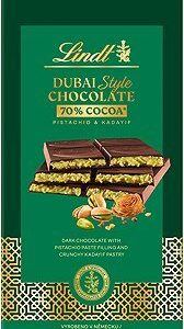 LINDT Dubajská horká čokoláda s pistáciami 145 g - čokoládový adventný kalendár - adventný kalendár čokoládový, kaufland adventny kalendar,