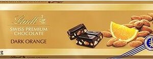 LINDT Gold Tablet Švajčiarska Horká Čokoláda S Mandlami A Pomarančmi 300 g - čokoládový adventný kalendár - adventný kalendár čokoládový, kaufland adventny kalendar,