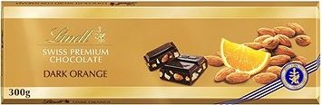 LINDT Gold Tablet Švajčiarska Horká Čokoláda S Mandlami A Pomarančmi 300 g - čokoládový adventný kalendár - adventný kalendár čokoládový, kaufland adventny kalendar,