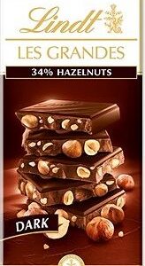 LINDT Les Grandes Dark Hazelnut 150 g - čokoládový adventný kalendár - adventný kalendár čokoládový, kaufland adventny kalendar,